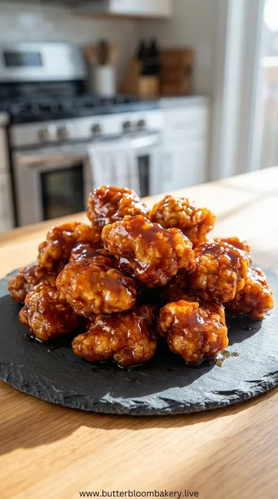 Baked Honey BBQ Chicken Bites