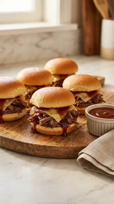 BBQ Beef Sliders with Homemade BBQ Sauce