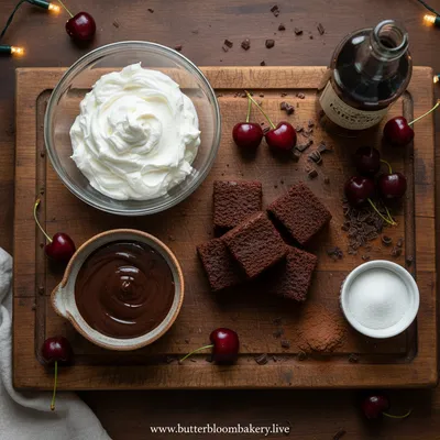 Black Forest Trifle – Layered No‑Bake Dessert - cooking process