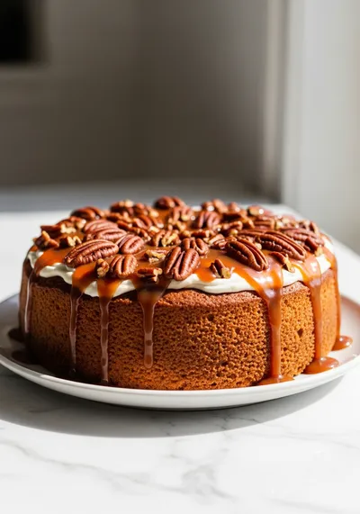 Butter Pecan Praline Poke Cake Recipe