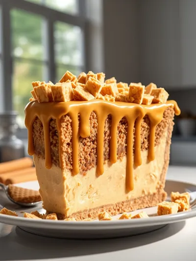 Butterfinger Pie With Peanut Butter
