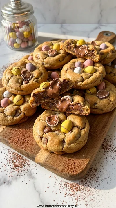 Cadbury Egg Cookies – Gooey Chocolate Treat