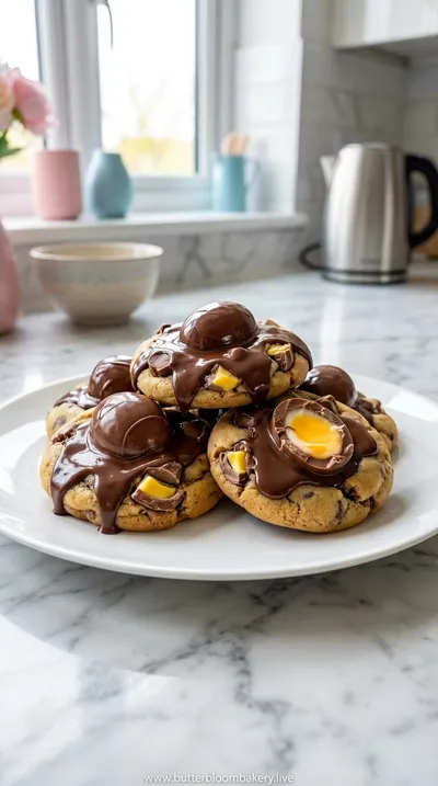 Cadbury Egg Cookies