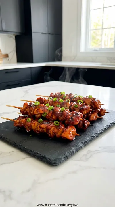 Chicken Skewers With Korean BBQ Sauce