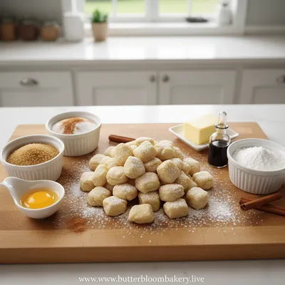 Crispy Air Fryer Churro Bites - cooking process