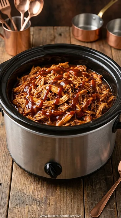 Crockpot BBQ Chicken – Easy Slow Cooker Recipe