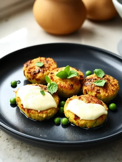 Croquettes de Courgette au Curry – Baked with Goat Cheese - cooking process