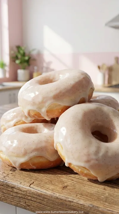 Glazed Donuts With Milk Bread Dough
