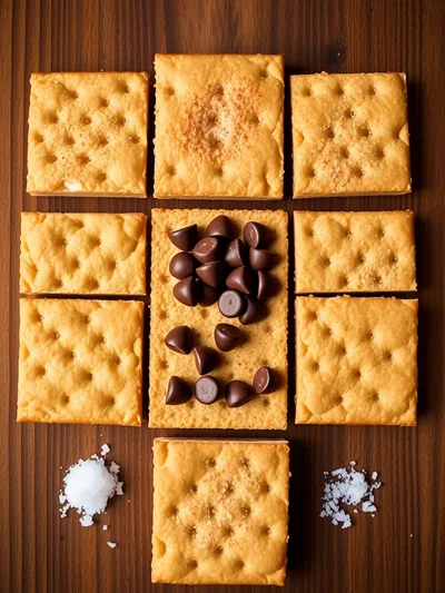 Golden Graham S’mores Bars - ingredients preparation