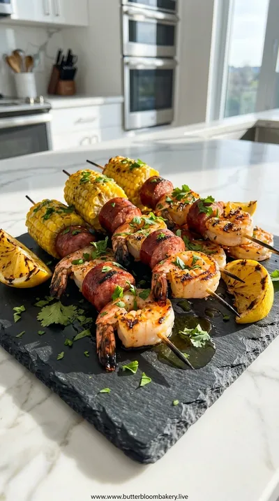 Grilled Seafood Skewers Recipe