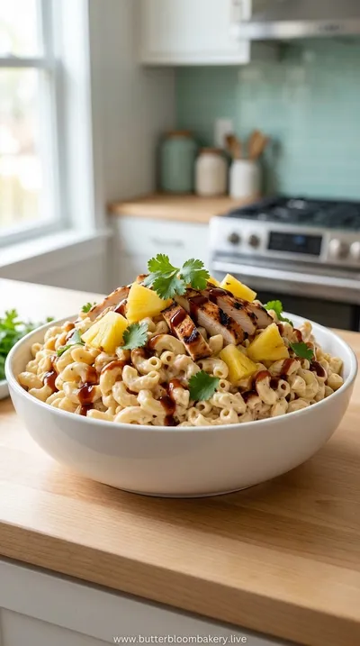 Hawaiian BBQ Macaroni Salad