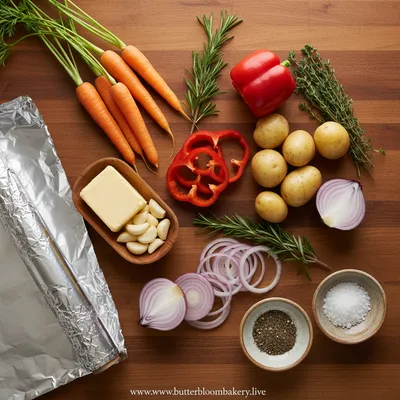 Tasty Hobo Foil Packets Recipe - cooking process