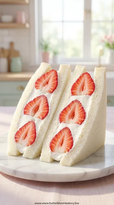 Japanese Strawberry Sandwich Recipe