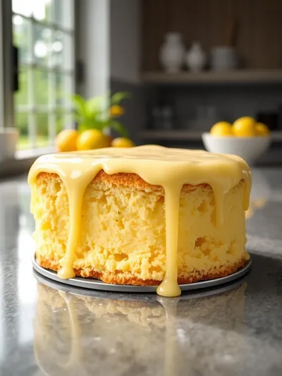 Lemon Cream Cheese Dump Cake