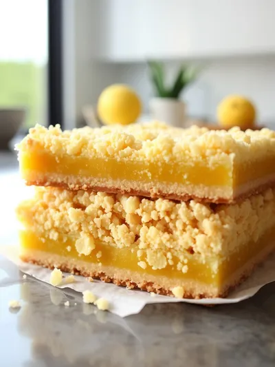 Lemon Crumble Bars – Simple 3‑Ingredient Treat