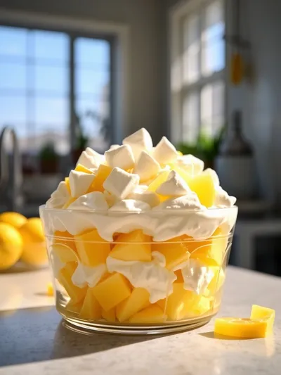Easy Lemon Fluff Salad Dessert