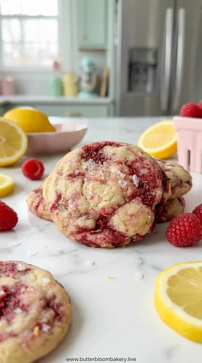 Lemon Raspberry Cookies