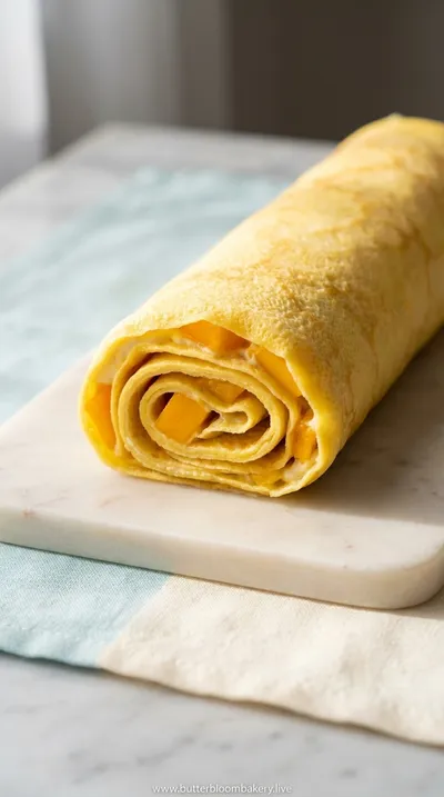 Mango Crepe Roll – Light, Fluffy Dessert