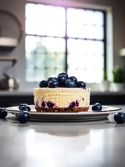 Mini Blueberry Cheesecake