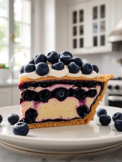 No Bake Blueberry Pie: Easy Dessert Recipe
