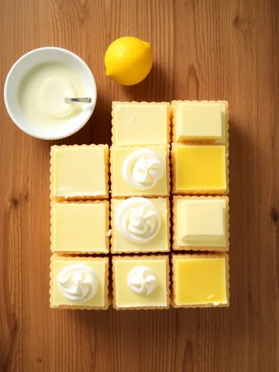 No-Bake Lemon Eclair Cake - ingredients preparation