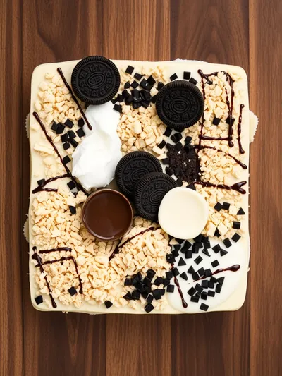 No Bake Oreo Cheesecake Recipe - ingredients preparation