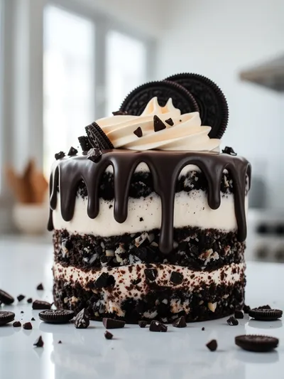 Oreo Poke Cake – Easy No‑Bake Dessert