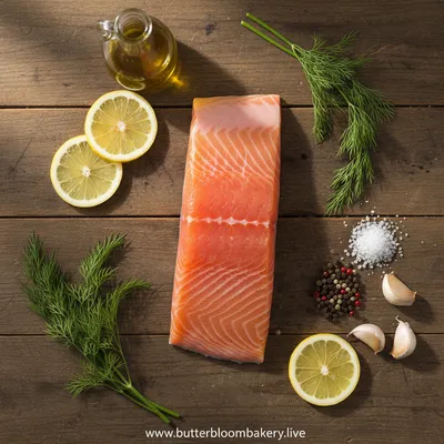 Oven Roasted Salmon - cooking process