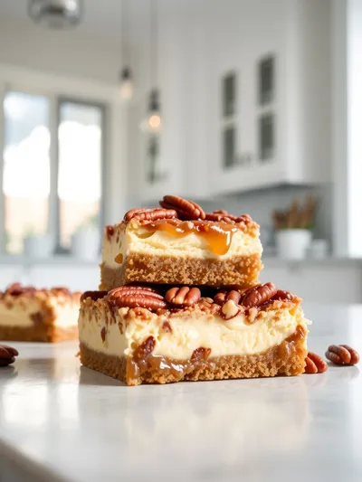 Pecan Pie Cheesecake Bars – Easy Dessert Recipe
