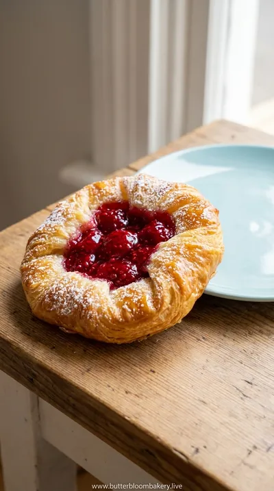 Easy Raspberry Danish With Puff Pastry