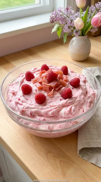 Rhubarb Fluff – Easy No‑Bake Spring Dessert