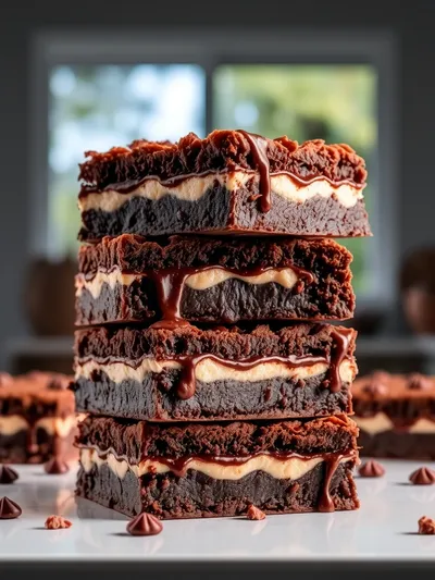 Samoa Box Mix Brownies