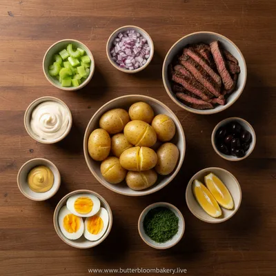 Steakhouse Potato Salad Recipe - cooking process