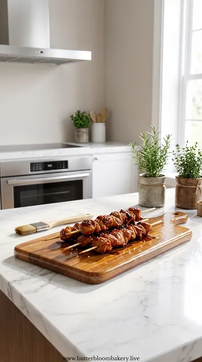 Sticky Barbecue Chicken Skewers