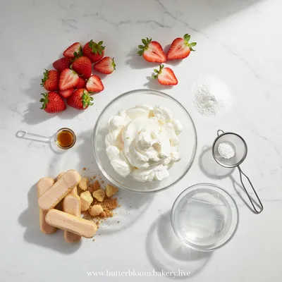 Express Strawberry Charlotte - cooking process