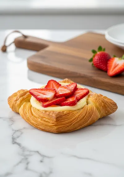 Strawberry Cheesecake Danish