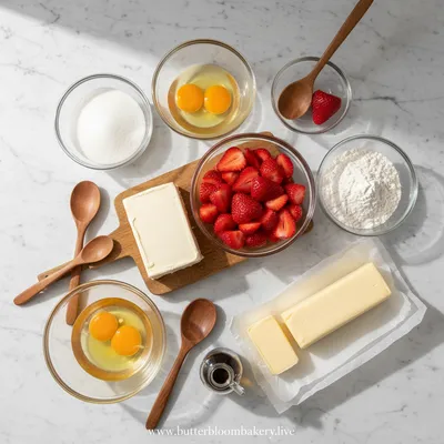 Strawberry Cream Cheese Heart Danishes - cooking process