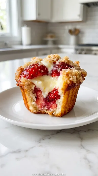 Strawberry Cream Cheese Muffins