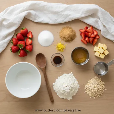 Strawberry Crisp Recipe – Summer Delight - cooking process