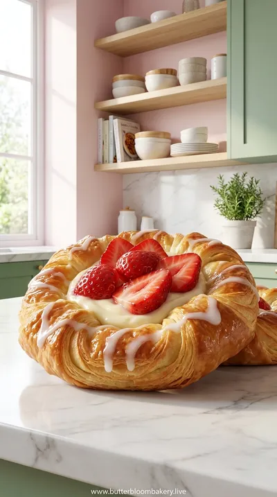 Strawberry Danish with Cream Cheese