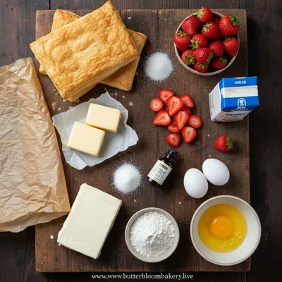 Quick & Easy Strawberry Danish - cooking process