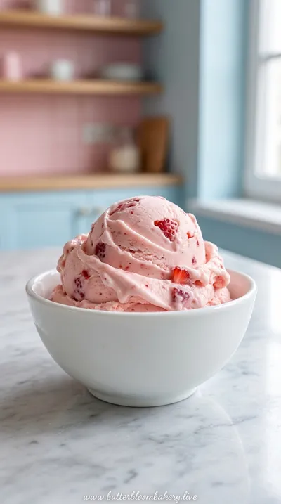 Homemade Strawberry Ice Cream Recipe