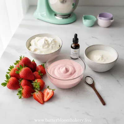 Easy Fresh Strawberry Mousse - cooking process