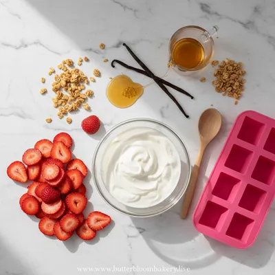 Strawberry Yogurt Bites – Easy No‑Bake Treat - cooking process