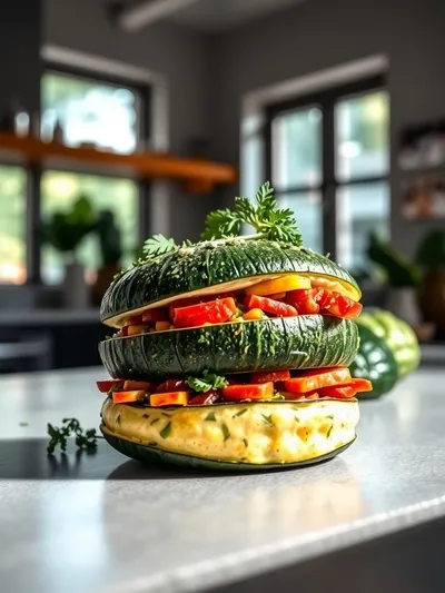 Stuffed Zucchini – Vegan and Vegetarian