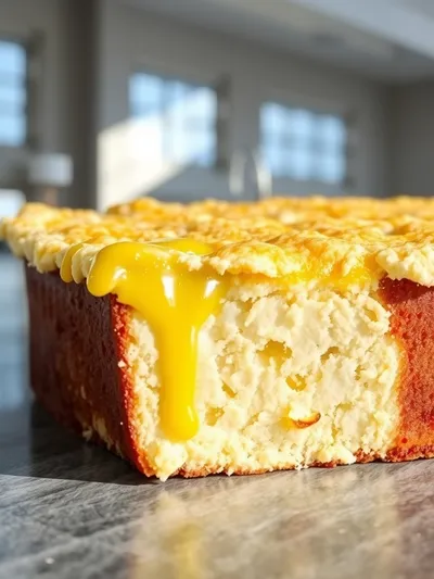 Tangy Lemon Cream Cheese Dump Cake
