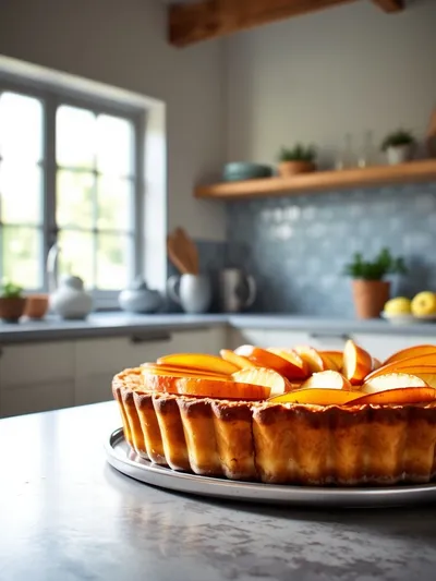 Tarte aux Pommes Façon Crème Brûlée